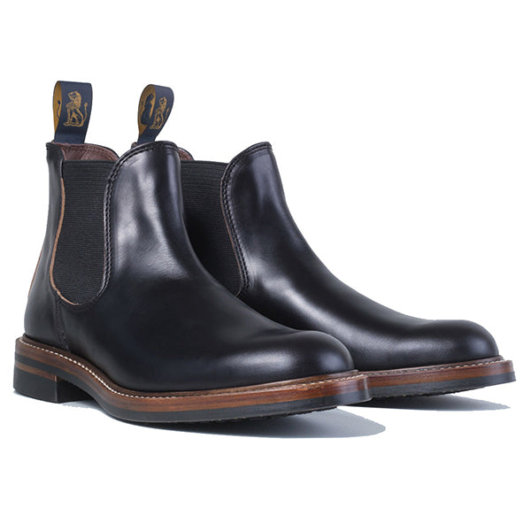 PRE-ORDER 2024 / CHELSEA BOOTS / HORWEEN LEATHER CXL / BLACK
