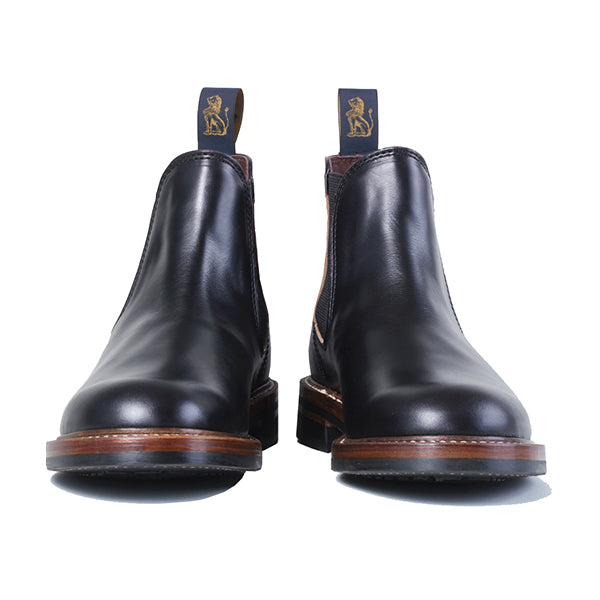 CHELSEA BOOTS / HORWEEN LEATHER CXL / BLACK