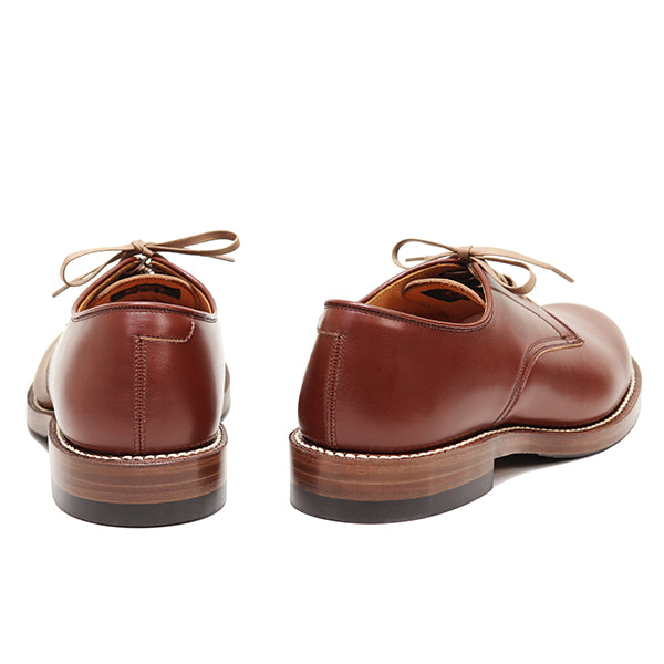USN LOW QUARTER SHOES / FRENCH CALFSKIN / RUSSET BROWN