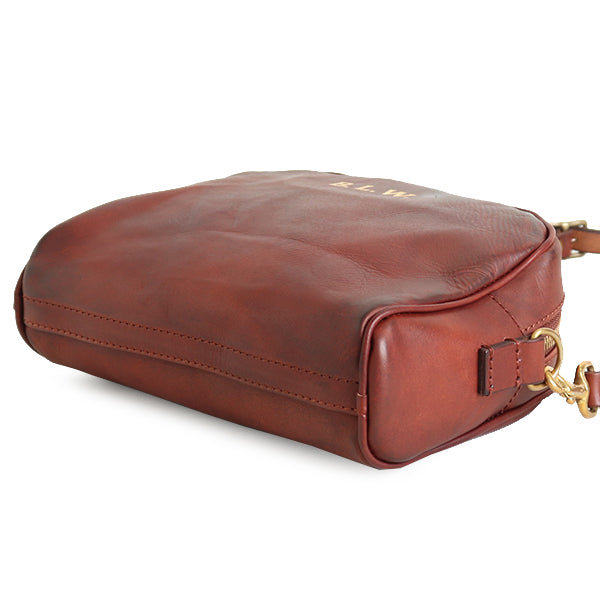 LEATHER OFFICER POUCH BAG / COW HIDE