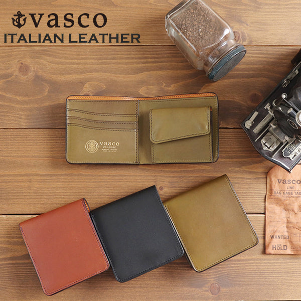 LEATHER SHORT WALLET / ITALIAN LEATHER