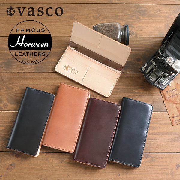 LEATHER LONG WALLET / HORWEEN SHELL CORDOVAN — SPEEDWAY